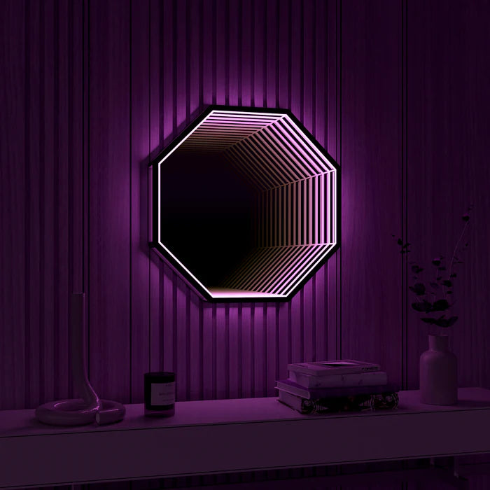 3D Octagon Infinity Mirror Light